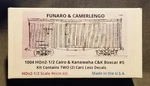 Funaro F&c 1004 HON2-1/2 HON30 Cairo Kanawaha Old Time C&k Boxcar 2-CAR Kit. Fixed Price $44.95.