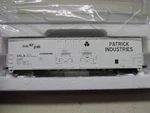 ATLAS-#1769-2-PATRICK Industries-evans Dpd- Boxcar #11207- Ho Scale. Fixed Price $24.00.