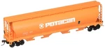 Bachmann Trains - Canadian 4 Bay Cylindrical Grain Hopper Potcan Scale. Fixed Price $47.56.