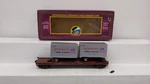 Mth 20-98107 Gauge Union Pacific Flatcar W/2 Short Trailers #57256 Ex/box. Fixed Price $39.99.