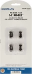 Trains E-z Riders With Ball-bearing Rollers 4/PK For Use Ho ON30 Sc. Fixed Price $97.99.