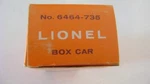 Lionel 6464-735 New Haven Boxcar, Mint- Ob W/dull Finish. Fixed Price $159.95.