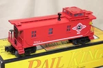 Rail King 30-7714 Texas & Pacific Semi-scale Lighted Caboose O-scale Orig Box. Fixed Price $26.98.