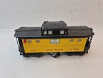 Vintage Lionel Lines Gauge Lighted Union Pacific Porthole Caboose 9168 Yellow. Fixed Price $13.95.