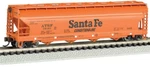 Bachmann Scale Santa Fe #101414 Acf 56' 4-BAY Center-flow Hopper 17564. Fixed Price $30.12.
