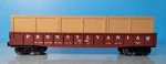CB28: Mth Trains Rail King Pennsylvania Gondola W/ Crates #367829 Gauge. Fixed Price $27.95.