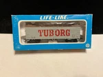 Vintage Life-like Ho Scale Tuborg Reefer Car 08526 Box -(TR28). Fixed Price $15.00.