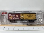 Atlas Scale 40' Wood Reefer Phenix Cheese Urtx #23237. Fixed Price $25.00.