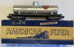 Gilbert American Flyer 925 Gulf Tank Car Grcx 5016 W/ Box. Fixed Price $8.99.