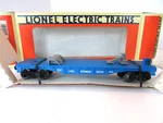 Lionel Trains 16923 Lines Flatcar With Wheel Chocks 1995 New Boxed H1D. Fixed Price $24.95.