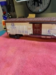 Lionel No. 6672 Santa Fe Refrigerator Car, Blue Letter Version, Ob - Exc. Fixed Price $40.00.