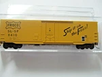 Micro-trains # 18100180 Frisco 50' Standard Box Car 8' Plug Door N-scale. Fixed Price $25.90.