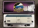 + Mth Gauge Tinplate Ivory / Peacock 2814R Reefer Car Lnib 10-8024 *h. Fixed Price $150.00.