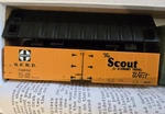 Intermountain Ho 34691THE Scout RR27 Santa Fe Refrigerator Car. Fixed Price $39.98.