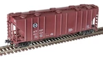 Atlas N Scale PS-4000 3-BAY Covered Hopper Atsf #301727 50005730. Fixed Price $29.51.