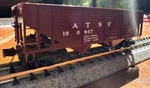 Micro-trains Scale #57010 33 Twin Bay Hopper Composite Side At&sf 180847 Ny. Fixed Price $18.14.