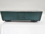 *read* Ahm? Ho Scale 50' Mechanical Reefer Car, Unlettered, Handpainted Green. Fixed Price $5.95.