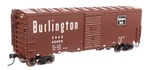 Ho Scale Walthers Mainline 910-1205 Chicago Burlington & Quincy 40' Aar Boxcar. Fixed Price $34.99.