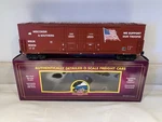 Mth Premier Wisconsin Southern 50 Double Door Plugged Box Car 20-93302! Scale. Fixed Price $99.95.