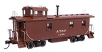 Walthers Proto Ho Scale 30' Wood Caboose Santa Fe Atsf #1309 920-103208. Fixed Price $48.07.