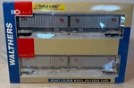 Walthers 932-23922 Ho Scale Southern Flexi-van Flat Car, Trailer Pk Set. Fixed Price $84.15.