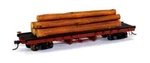 40' Car W/logs 1935-1960 Version By Bachmann Trains Ho-scale. Fixed Price $57.89.