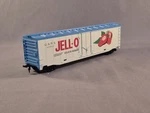 Tyco Ho Scale Jell-o Gelatin Garx 50823 Ft Freight Train Box White Blue. Fixed Price $8.99.