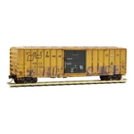 Railbox 50' Ribside Boxcar World Vegetarian Day Graffiti Mtl #025 44 566 N-scale. Fixed Price $40.35.