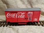 Lgb 45352 Coke Coca-cola European Style Boxcar Sound Scale New W/box. Fixed Price $124.50.