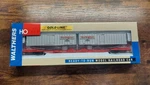 Ho Scale Walthers 932-41057 Flexi-van Mark Iv Flat Car With Trailer Cbq #96005. Fixed Price $45.00.