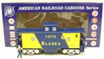 Rmt CAB331 Alaska Lighted Caboose W/ Marker Lights & Figure #1073 Nib. Fixed Price $61.09.