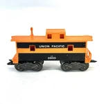 Vintage Marx Toys Union Pacific Up 3900 Caboose, Orange Black, 8 Wheels, Gauge. Fixed Price $12.95.