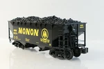 Lionel 27038 Scale Monon 41574 Offset Hopper Rolling Stock. Fixed Price $196.20.