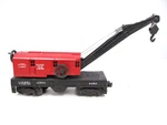 Lionel 6460 Erie Crane Car Red Cab 1954 Postwar Gauge X7824. Fixed Price $39.00.
