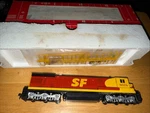 Atlas Ho Scale #8631 C30-7 Sf-sp Merger Powered Locomotive RD#8078. Nos. Fixed Price $79.90.