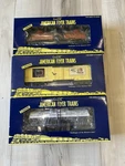 American Flyer Tank Car 6-48422, Convention 6-48287, Jack Frost 6-48419. Fixed Price $115.00.