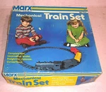 Marx 530 Mechanical Windup Santa Fe Freight Train Ob - Fantastic Shape!. Fixed Price $17.50.