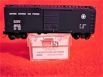 Mtl 20446 United States Air Force 40' Box Car #26475 'new' N-scale. Fixed Price $34.50.