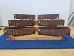 6 Life Like Conrail 100 Ton 3 Bay Hopper Car 477891 Scale Weathered ( Parts). Fixed Price $28.50.