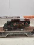 Menards 279-8320 Gauge Flatcar With Rea Box Truck Unopened. Fixed Price $29.99.