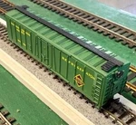 Scale Ahm Railway Express Agency 50' Reefer #6101 Rapido Couplers. Fixed Price $10.50.