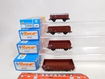 4X Roco H0 Ac 3L Freight Car Db 4313 46010 46039 46043 Ommp 50 Box #EB719-1. Fixed Price $69.40.