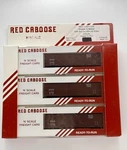 Rare Niob Red Caboose RN-17021 3PK #1 Ara Box Cars X-29 Boston & Maine Rd #s. Fixed Price $124.95.