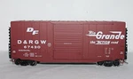 Atlas & Rgw Rio Grande Hy-cube Box Car #67430 2-RAIL Read. Fixed Price $45.00.