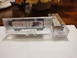 Micro-trains 21385 40' Box Car Plug Door Louisiana #1812 N-scale. Fixed Price $14.99.