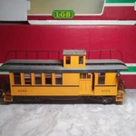 Lgb Caboose Scale Yellow Black Plastic 1:22.5 Painted Transportation 4175. Fixed Price $54.69.