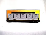 Mthrrc- 2004 Gondola Car W/5 Lcl Containers (30-7267) Gauge Freight. Fixed Price $40.00.