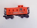 Lionel 9059 Lines Non-illuminated Orange Caboose O/027 1979. Fixed Price $9.99.