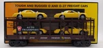 Mth 30-76268 Gauge Auto Flatcar W/4 Thunderbirds Ln/box. Fixed Price $49.99.