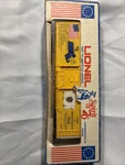 Lionel Gauge, "spirit Of '76" Massachusetts Yellow Box Car, Item 6-7606. Fixed Price $20.00.